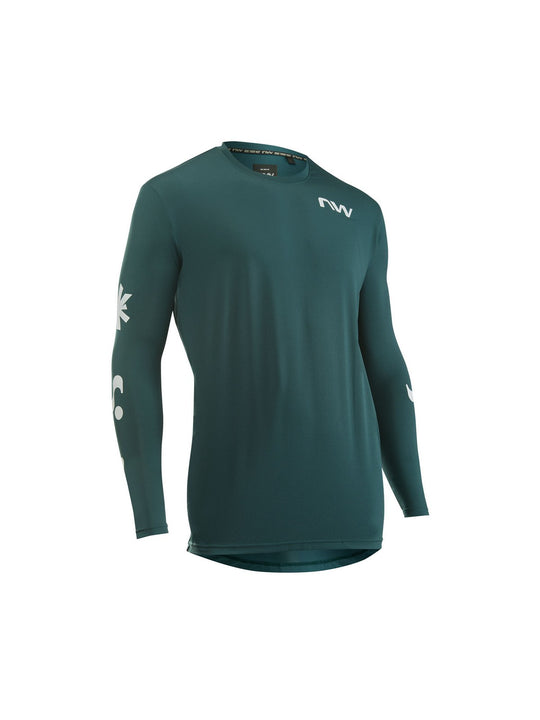 Koszulka rowerowa NORTHWAVE XTrail Jersey L/s szmaragdowy
