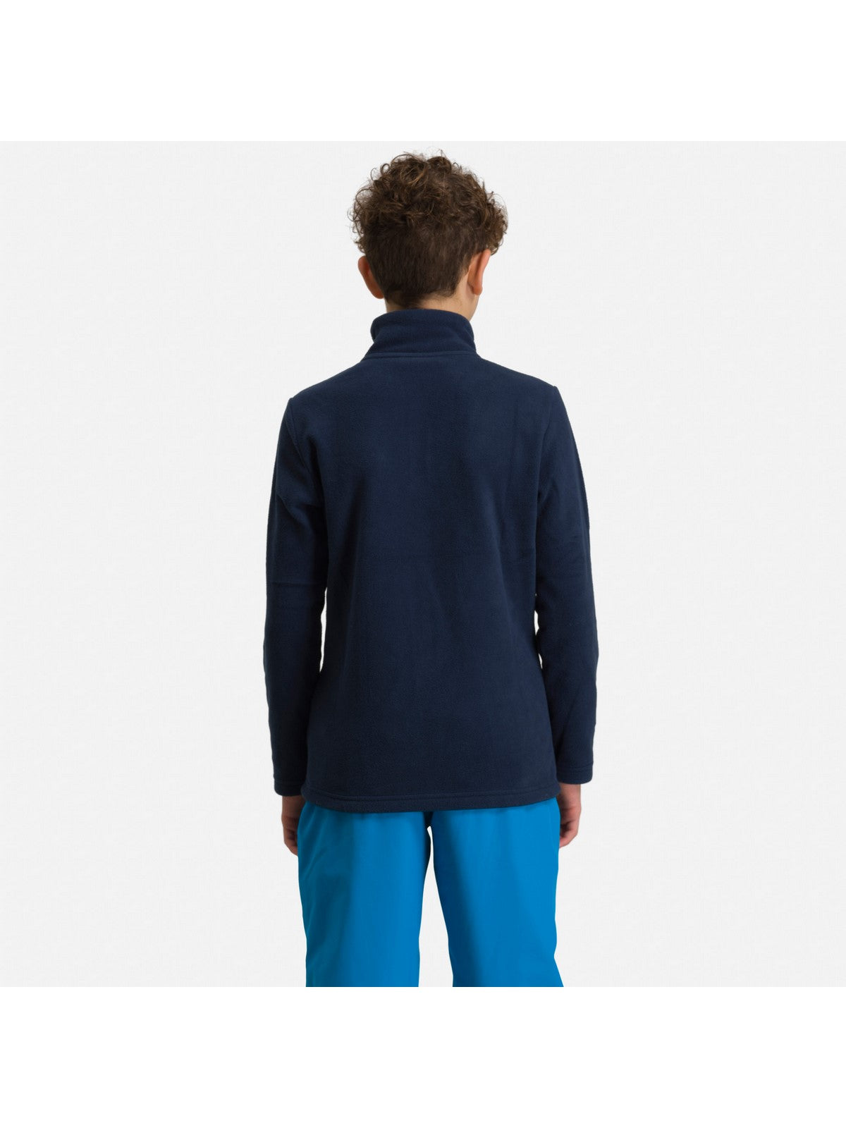 Bluza narciarska chłopięca Rossignol Boy 1/2 Zip Fleece granatowy - Adventure Sports