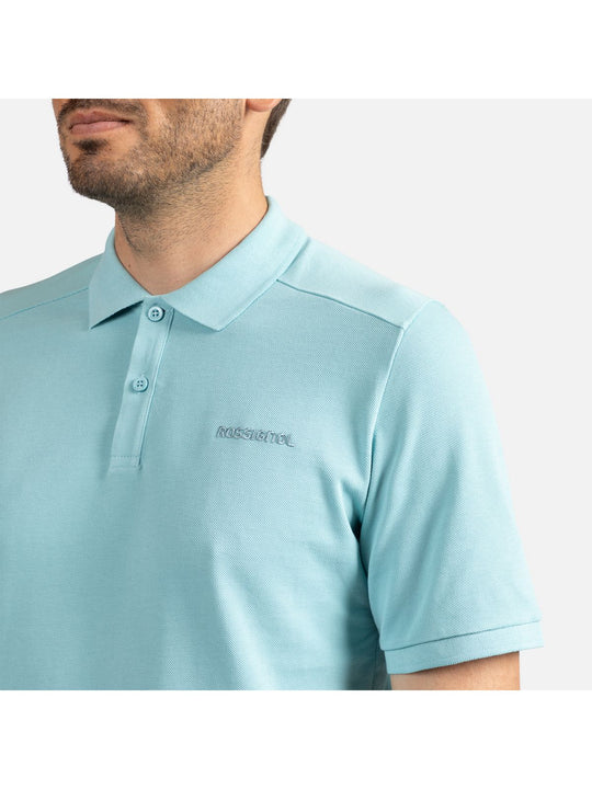 Męska koszulka polo ROSSIGNOL Prarion Polo niebieski - Koszulka - Adventure Sports
