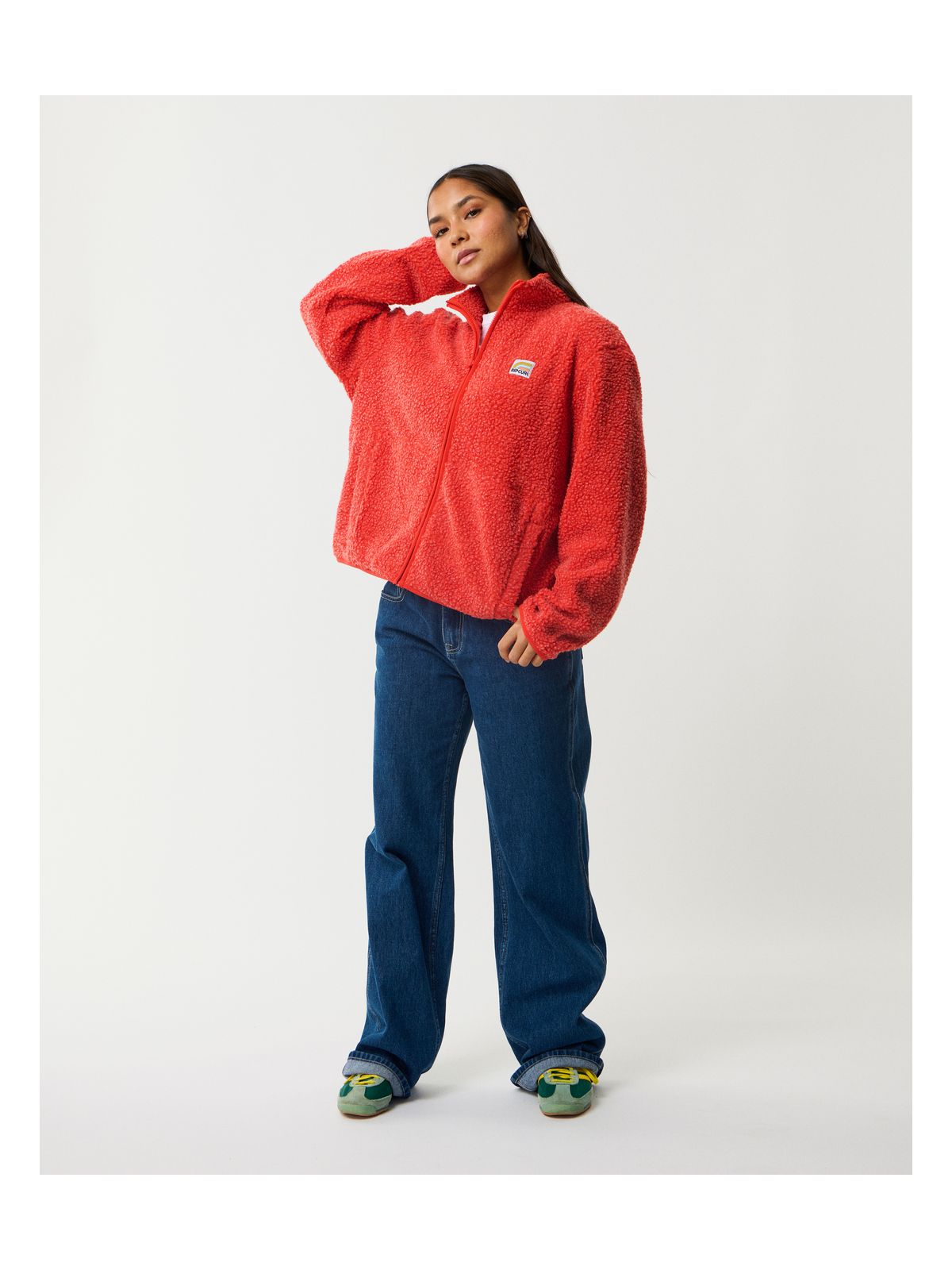 Polar damski RIP CURL Every Day Zt Polarfleece czerwony