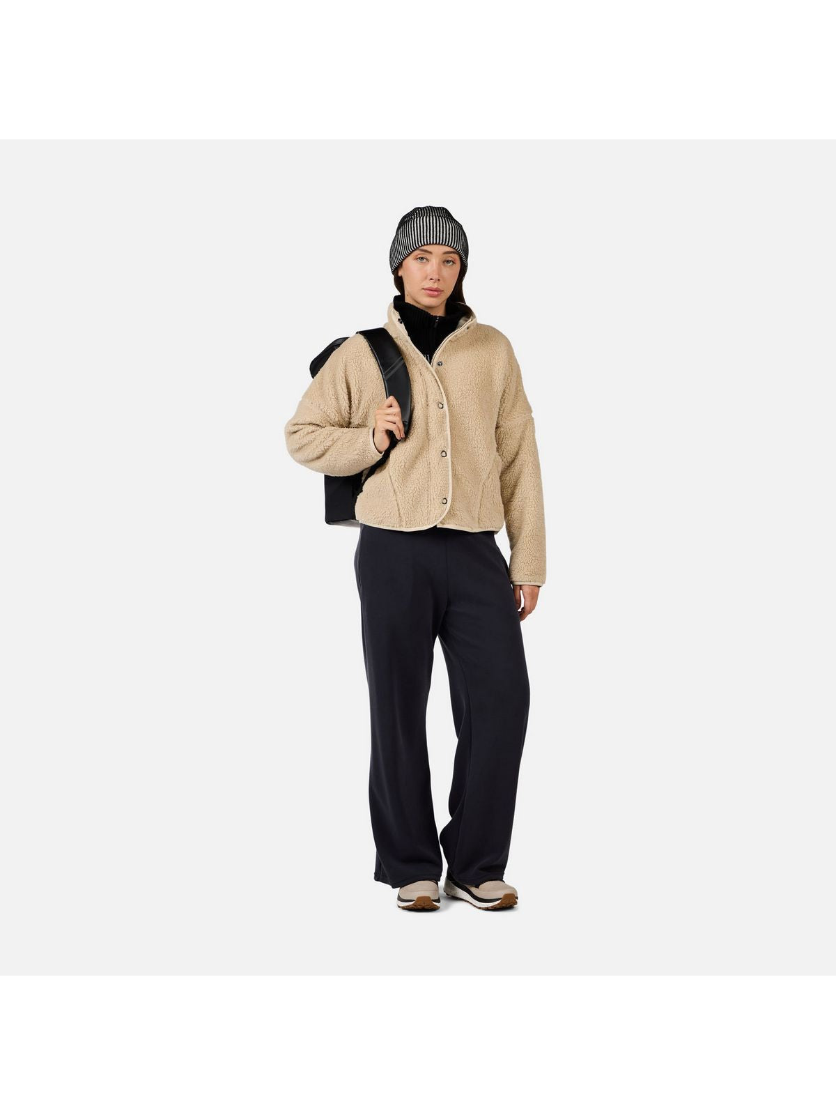 Bluza damska ROSSIGNOL W ALLTRACK SNAP SHERPA JKT szara