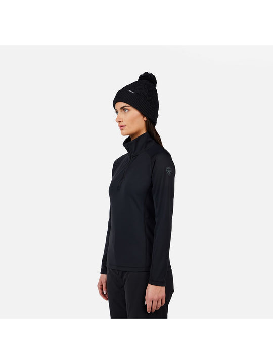Bluza damska ROSSIGNOL W MID LAYER STRETCH HZ czarna
