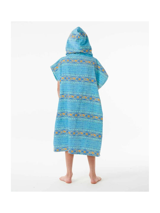 Poncho RIP CURL Mixed Hooded Towel Boy niebieski - Adventure Sports
