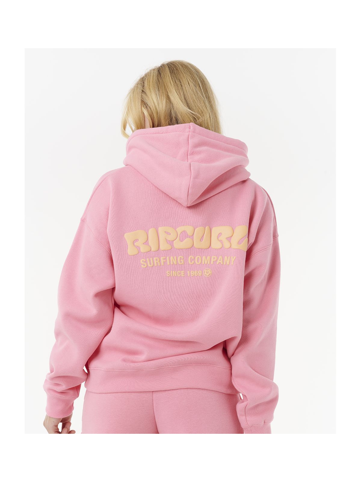 Bluza RIP CURL SURF PUFF HERITAGE HOOD różowa