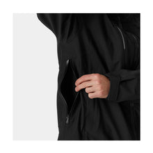 Kurtka narciarska męska HELLY HANSEN ALPHA LONG SHELL czarna

