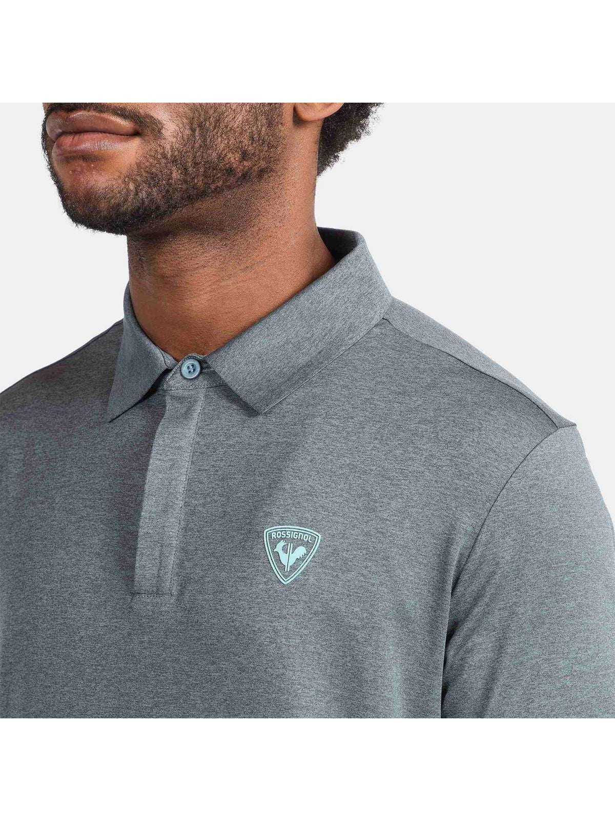 Koszulka męska polo ROSSIGNOL Cloudrest Polo niebieski - Adventure Sports