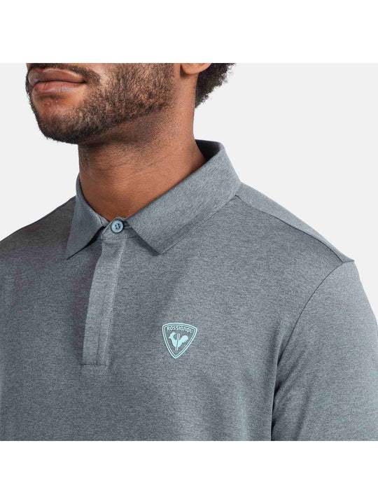 Koszulka męska polo ROSSIGNOL Cloudrest Polo niebieski - Adventure Sports
