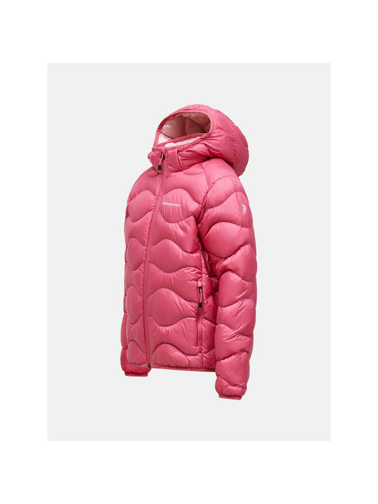 Kurtka puchowa juniorska PEAK PERFORMANCE Helium Down Hood Jacket różowa
