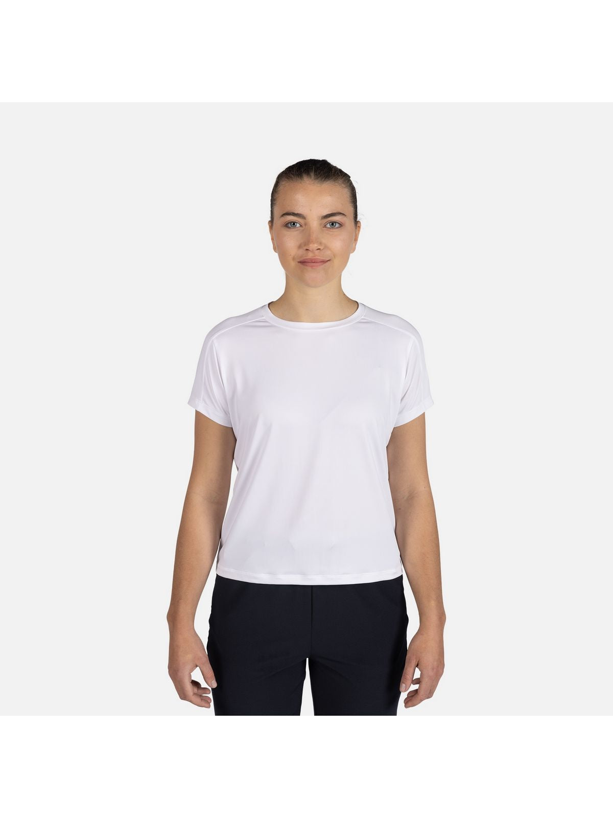 Koszulka treningowa damska ROSSIGNOL W Cloudrest Loose Tee biały - Adventure Sports