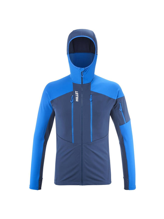 Kurtka skiturowa męska MILLET M Pierra Ment Hoodie Granatowy - Adventure Sports
