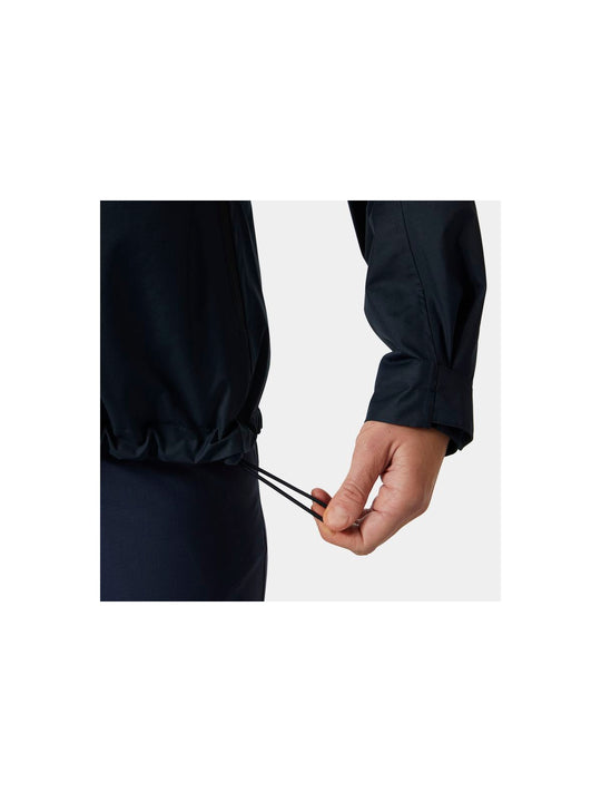 Kurtka damska HELLY HANSEN W Crew Hooded Pile Jacket kolor granatowy
