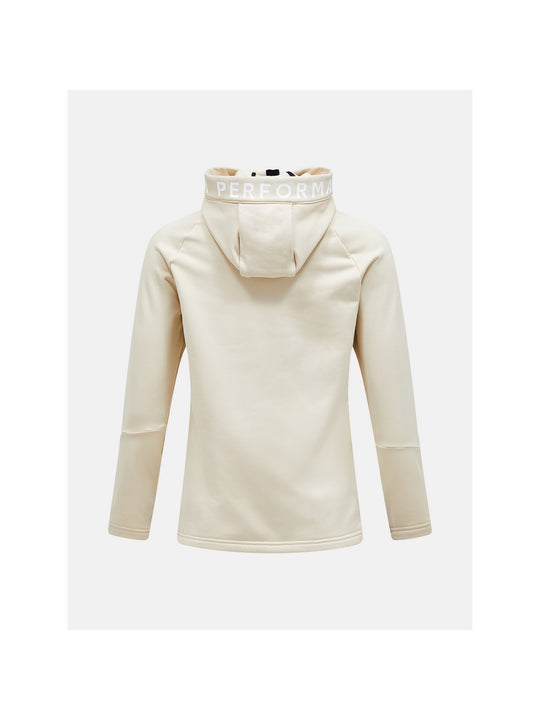 Bluza Peak Performance W Rider Zip Hood beżowy - Adventure Sports
