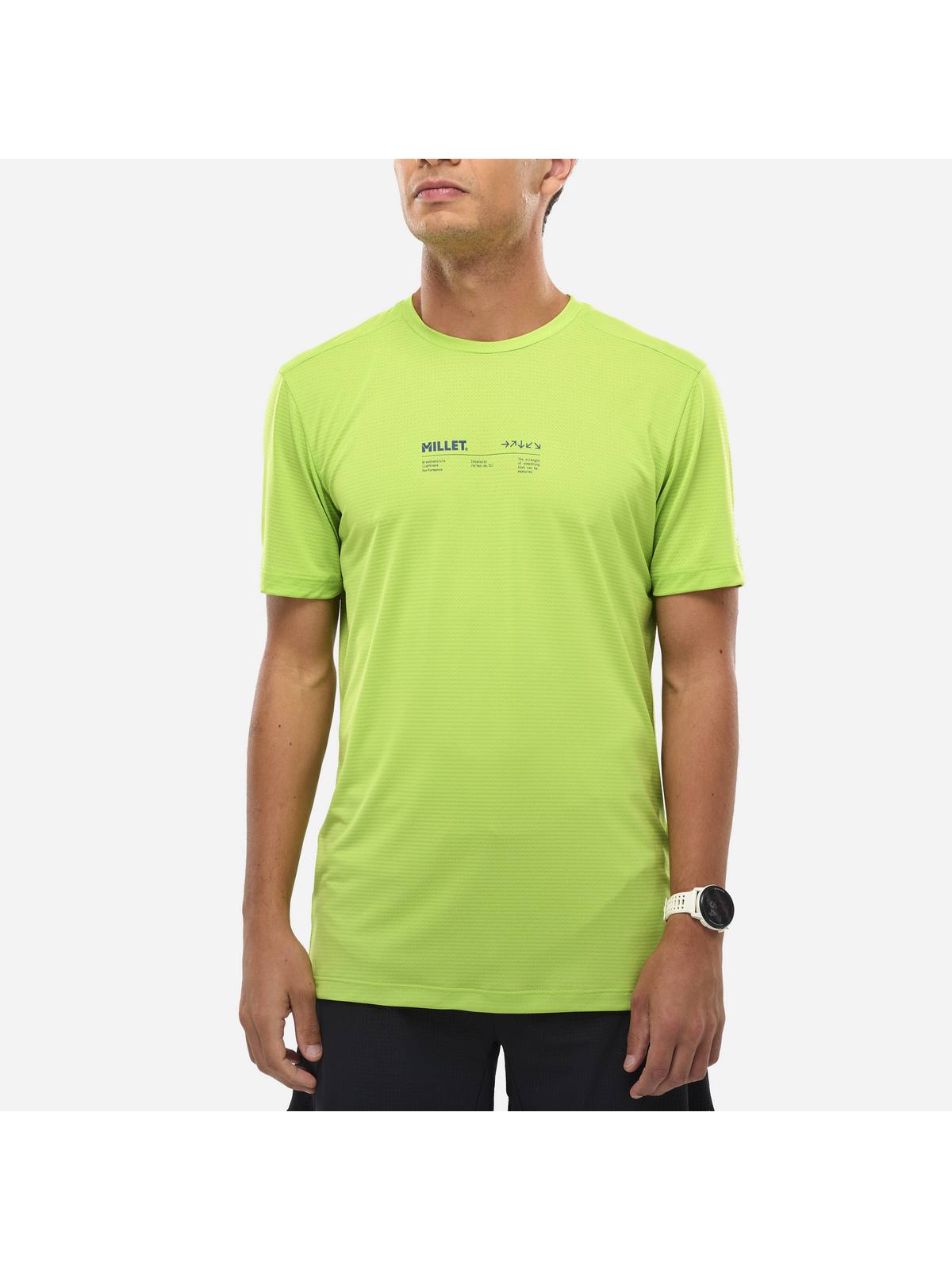 Koszulka MILLET INTENSE ESSENTIAL TS SS M zielony - Adventure Sports