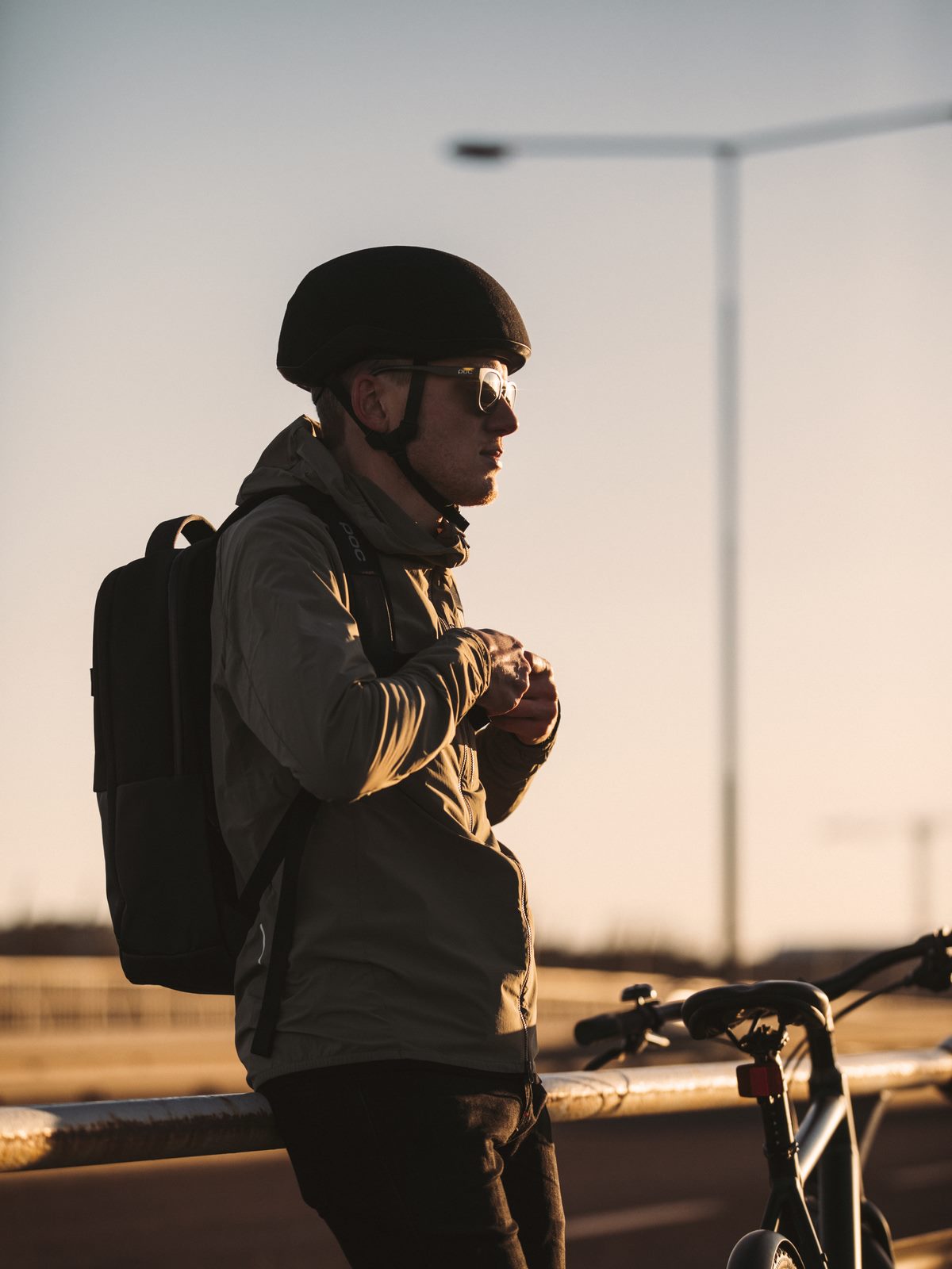 Kask rowerowy POC MYELIN - granatowy - Adventure Sports