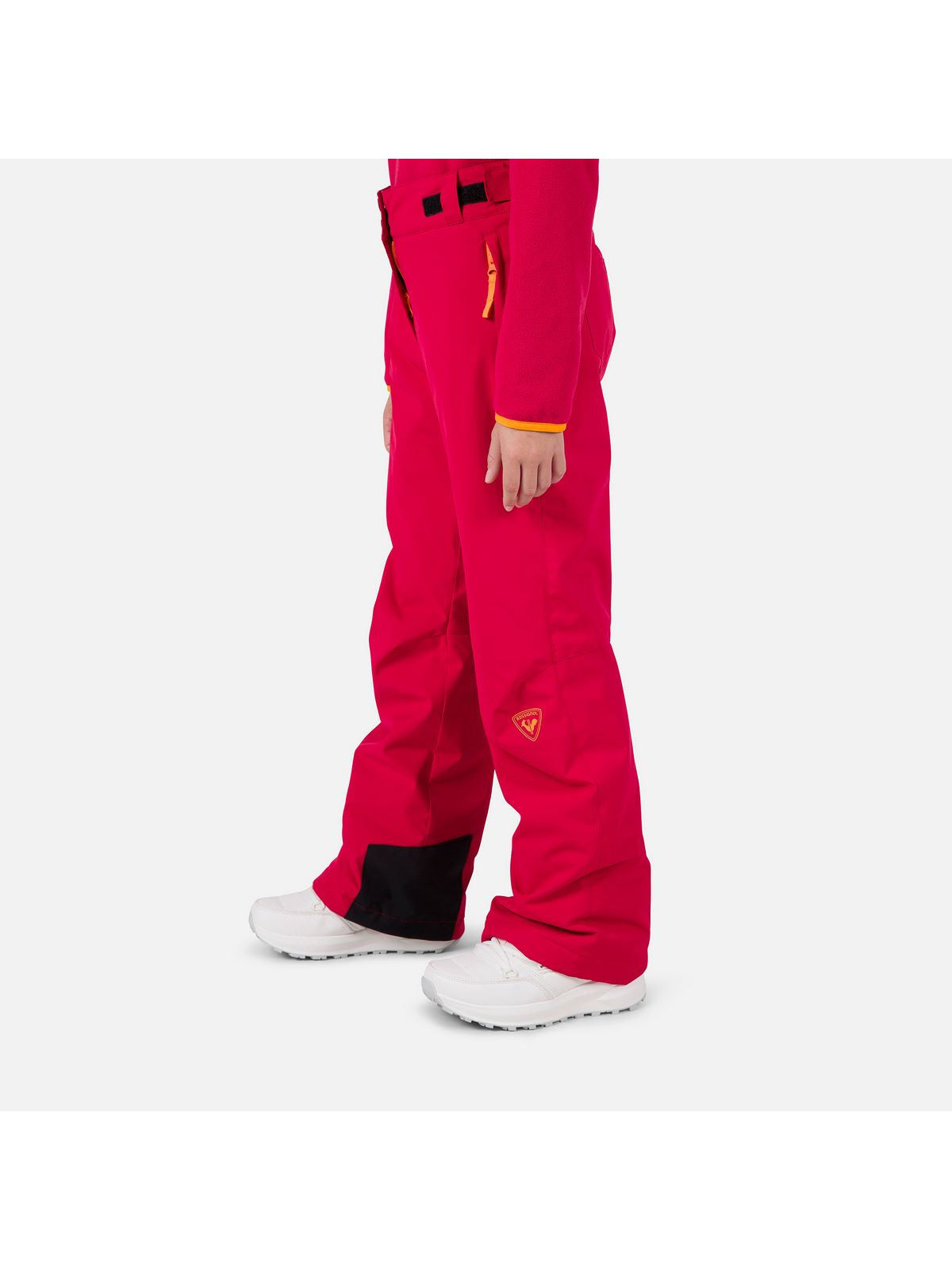Spodnie narciarskie dziewczęce Rossignol Girl Ski Pant czerwony - Adventure Sports