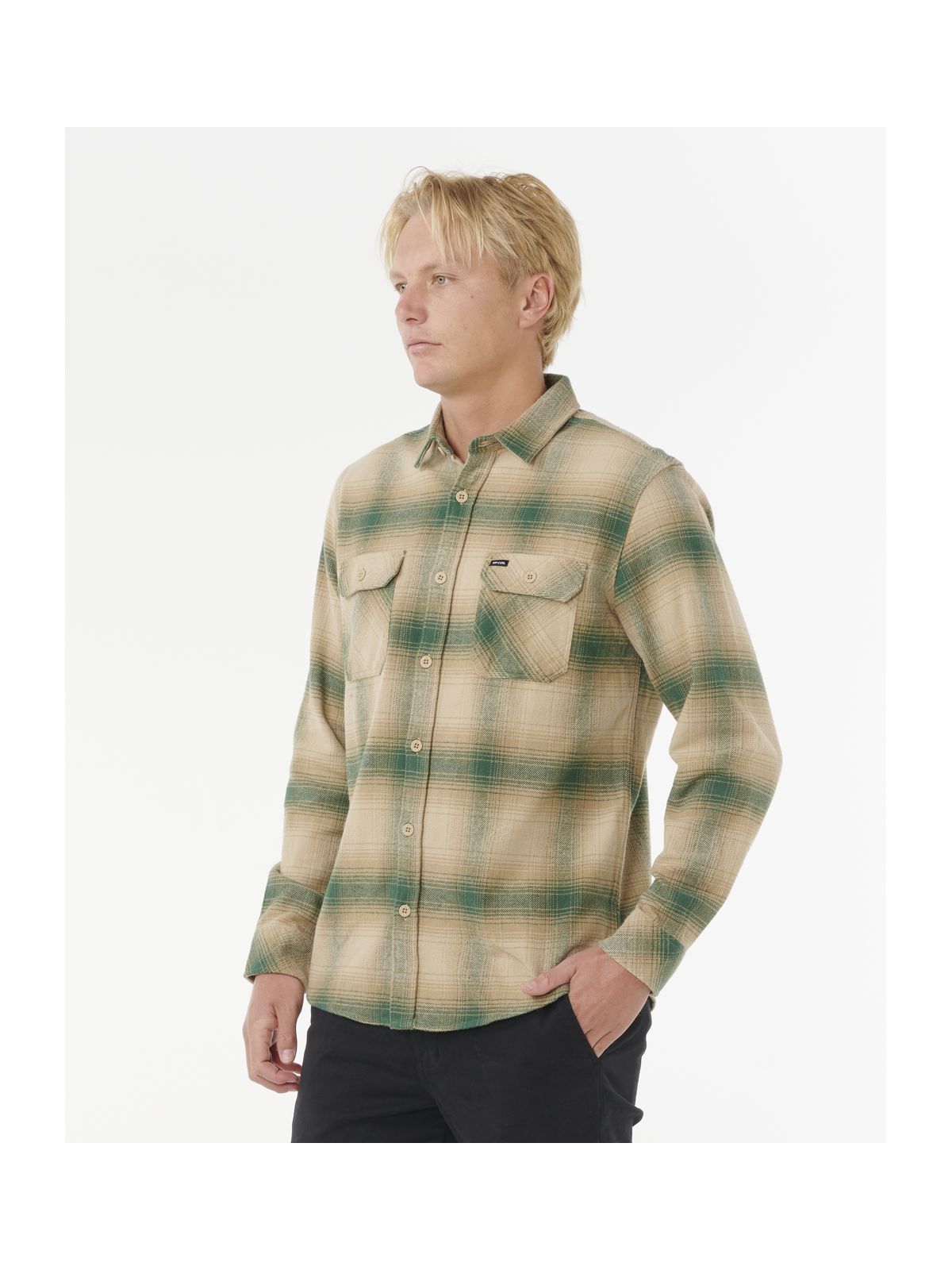Koszula RIP CURL COUNT FLANNEL SHIRT zielona