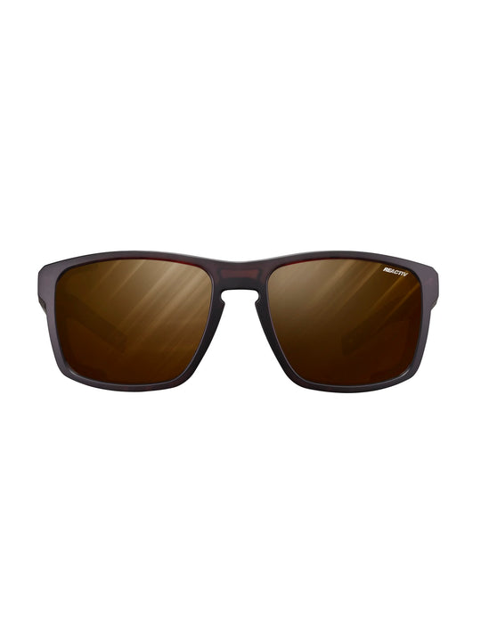 Okulary fotochromowe JULBO SHIELD - brązowy/czarny | Reactiv Polarized Cat 2-4 - L - Adventure Sports
