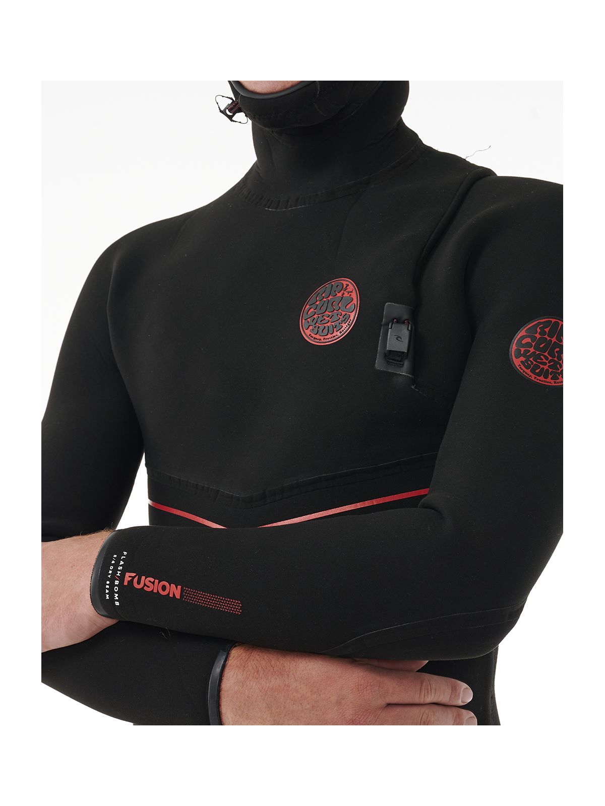Pianka surfingowa męska RIP CURL FBOMB FUSION 54GB HD ZF czarna - Adventure Sports