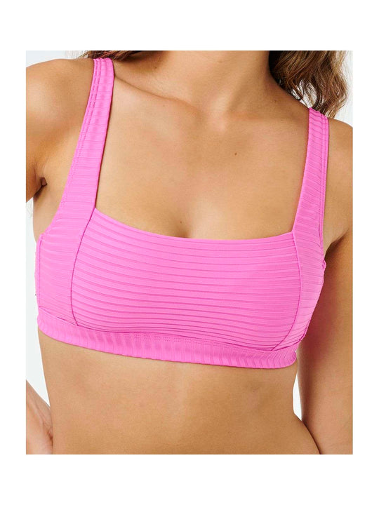 Stanik damski RIP CURL Premium Surf D-Dd Crop różowy
