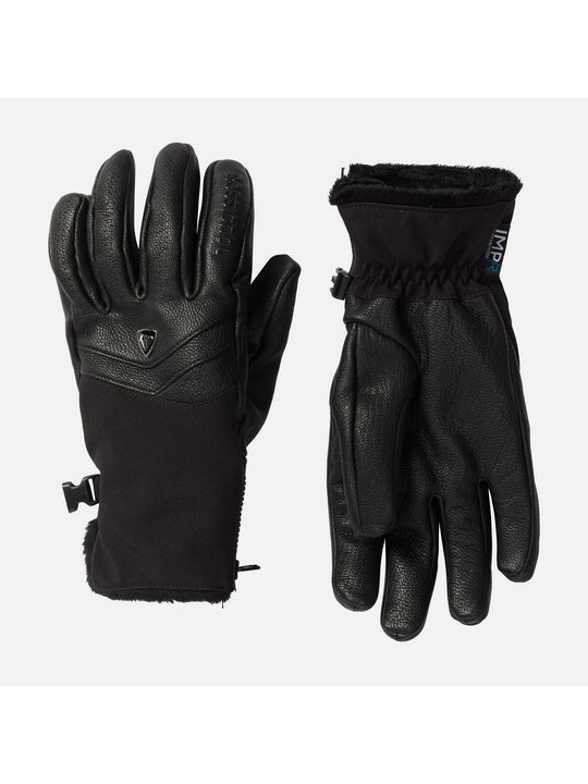 Rękawice narciarskie damskie Rossignol W Elite Lth Impr czarny - Adventure Sports
