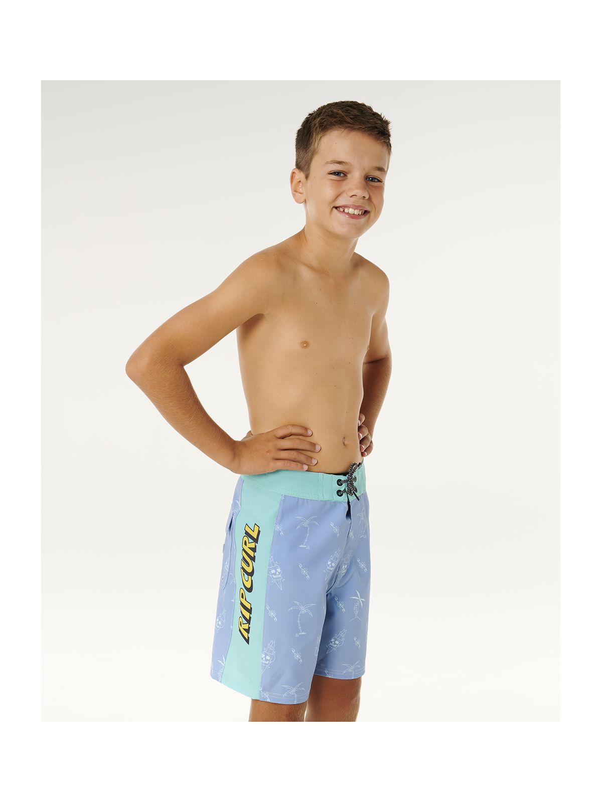 Boardshorty chłopięce RIP CURL Eternal Shred Mirage-Boy niebieskie