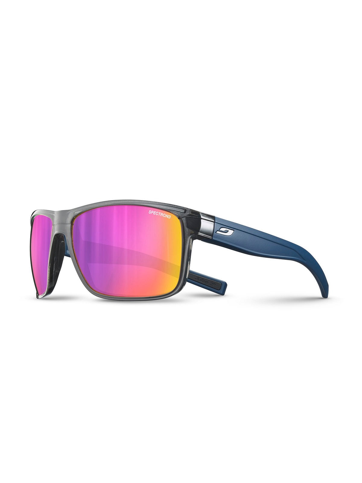 Okulary przeciwsłoneczne Julbo Renegade - błyszczący czarny / niebieski | Spectron cat 3Cf - L - Adventure Sports