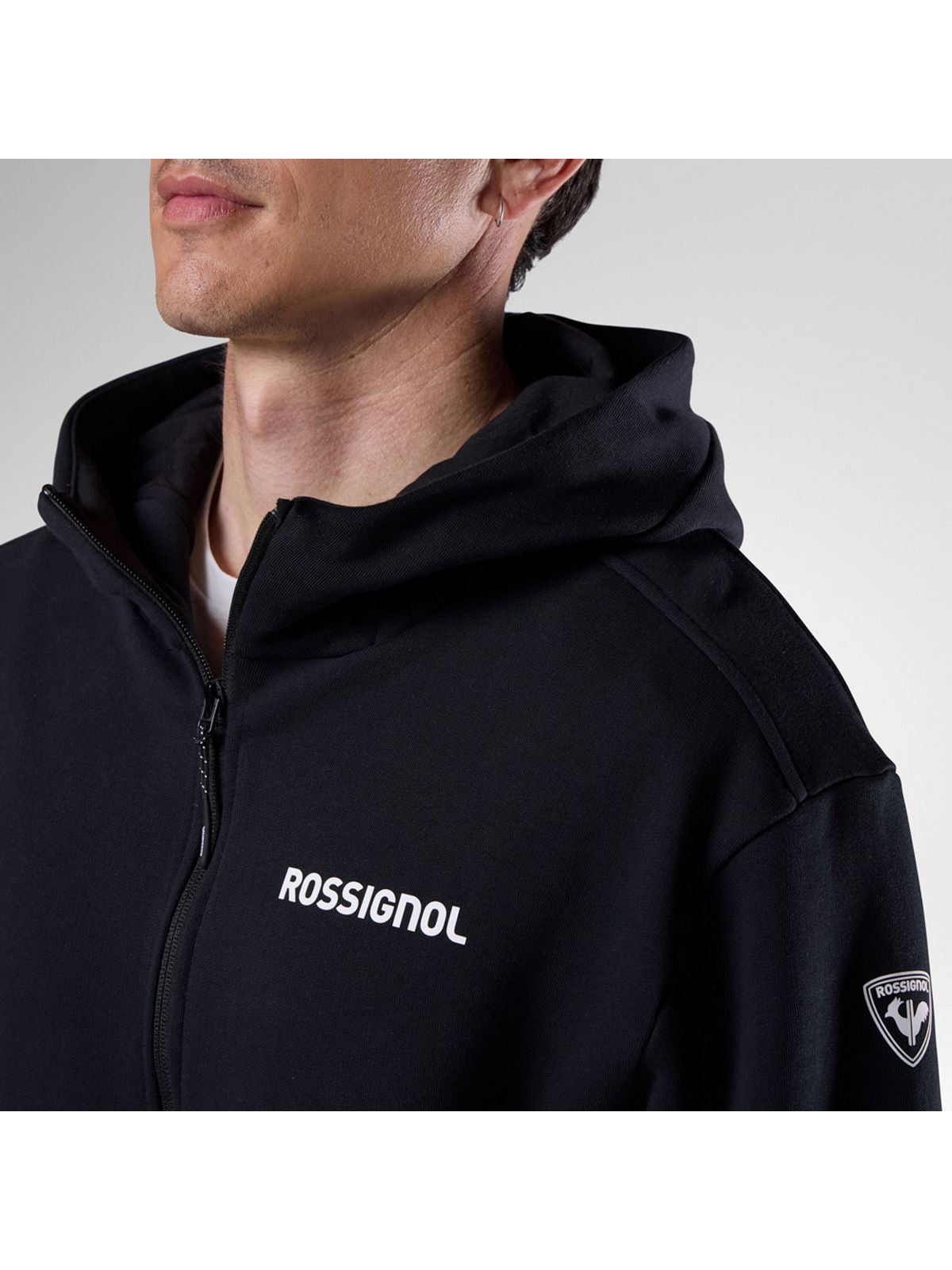 Bluza męska ROSSIGNOL M Logo Fzh czarna