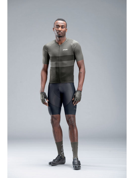 Koszulka rowerowa NORTHWAVE BLADE AIR Jersey - zielony/czarny - Adventure Sports
