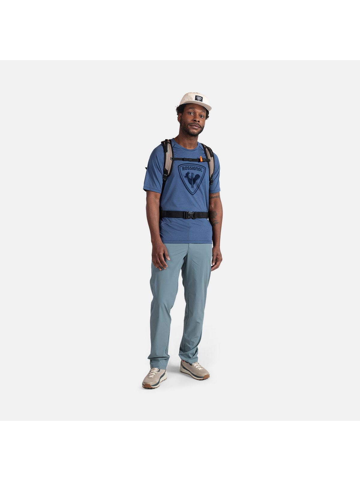 Koszulka treningowa męska ROSSIGNOL Westweg Shield Tee granatowy - Adventure Sports
