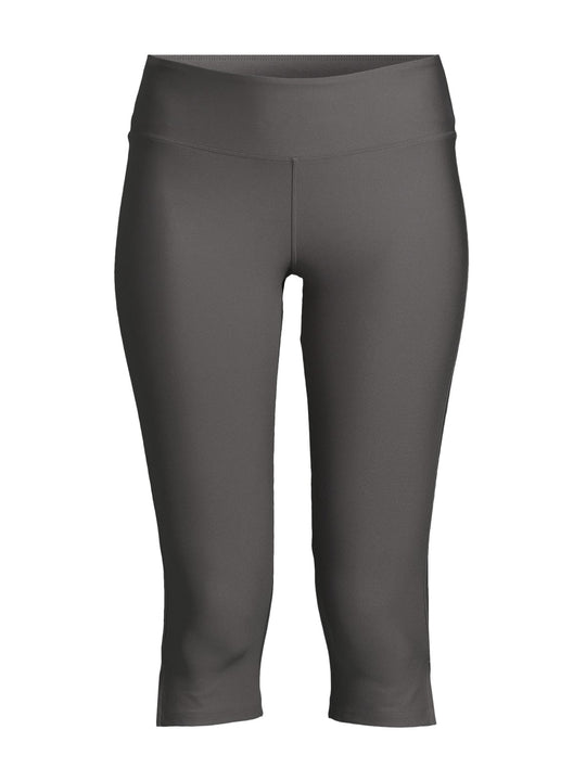 Legginsy treningowe damskie CASALL Capri Slit Regular Waist Tights kolor szary
