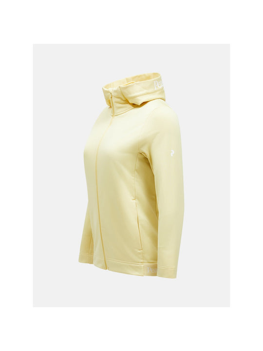 Bluza PEAK PERFORMANCE Rider Tech Zip Hood Women żółty - Adventure Sports

