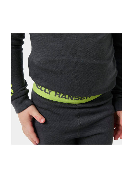 Bielizna termiczna dziecięca HELLY HANSEN K LIFA MERINO SET szara
