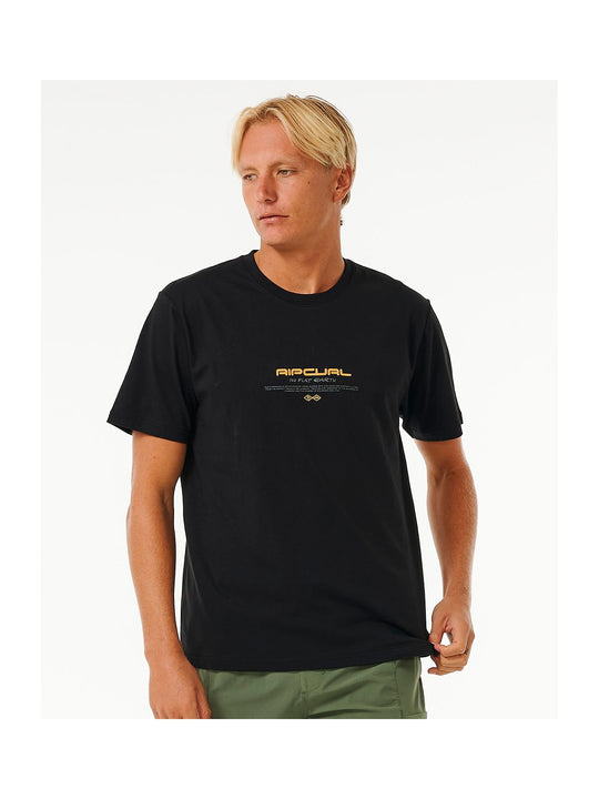 Koszulka RIP CURL Vaporcool Culture Tee czarny - Adventure Sports
