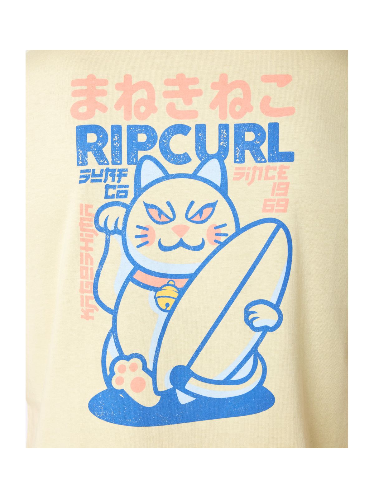 Koszulka RIP CURL Desti Animals Tee żółty - Adventure Sports