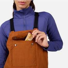 Spodnie narciarskie damskie ROSSIGNOL W Outerlimits Insulated Bib brązowe
