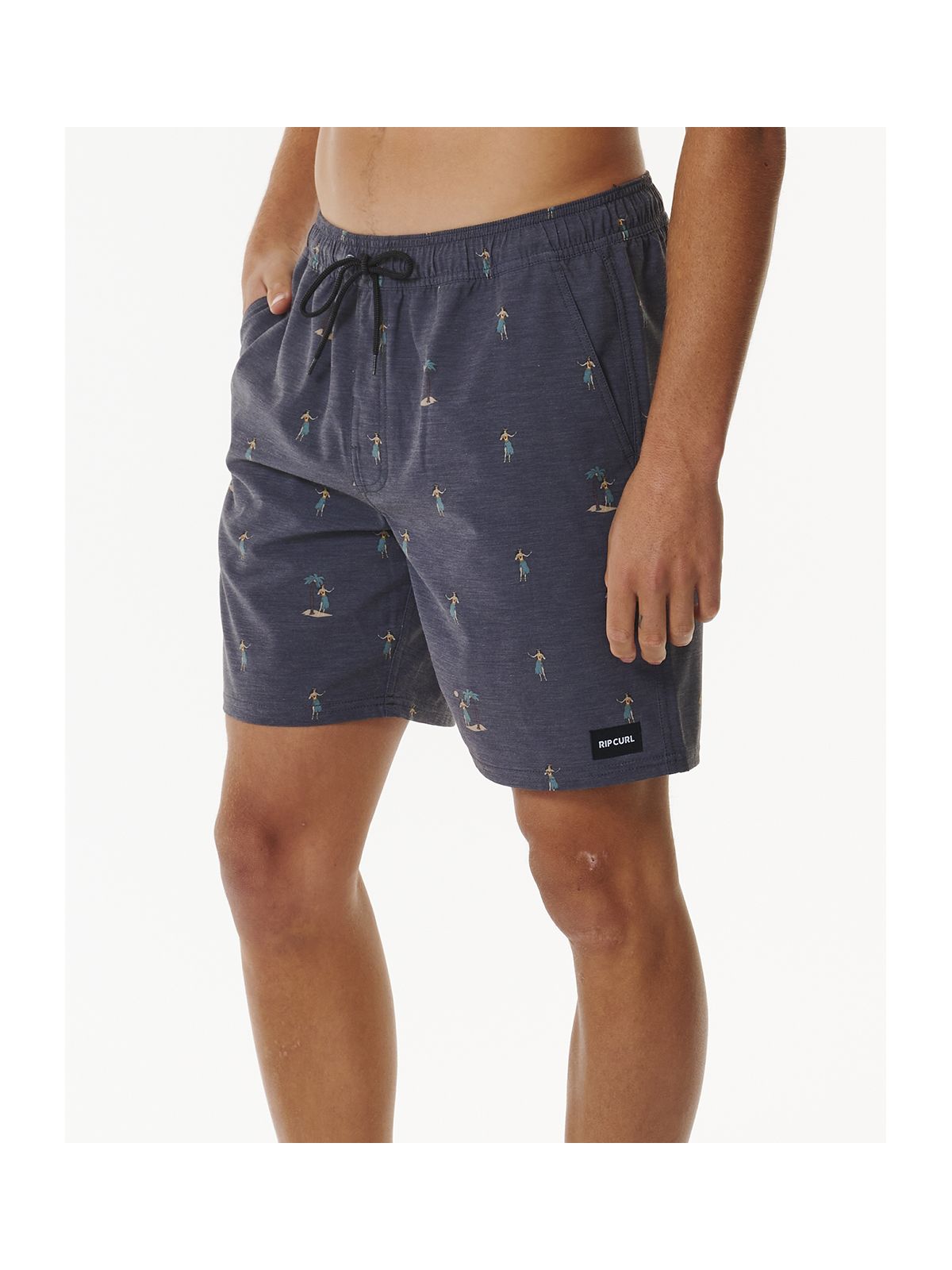 Szorty kąpielowe męskie RIP CURL Hula Breach Volley czarne