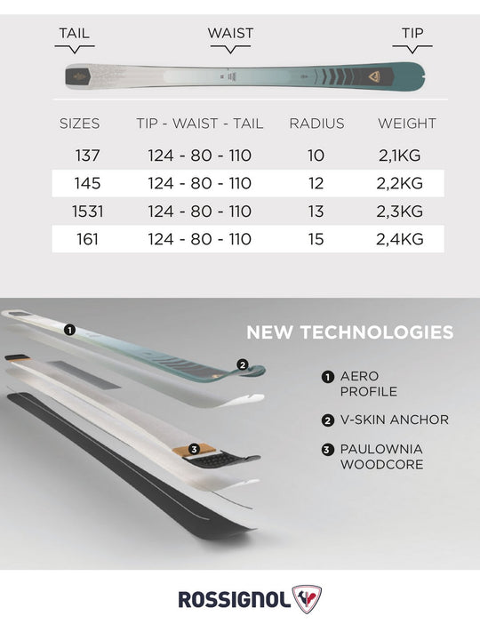 Narty skitourowe ROSSIGNOL ESCAPER 80 PRO Open - Adventure Sports
