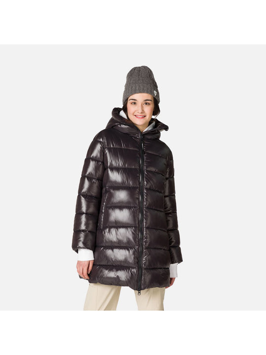 Kurtka Rossignol W Shiny Parka czarny - Adventure Sports
