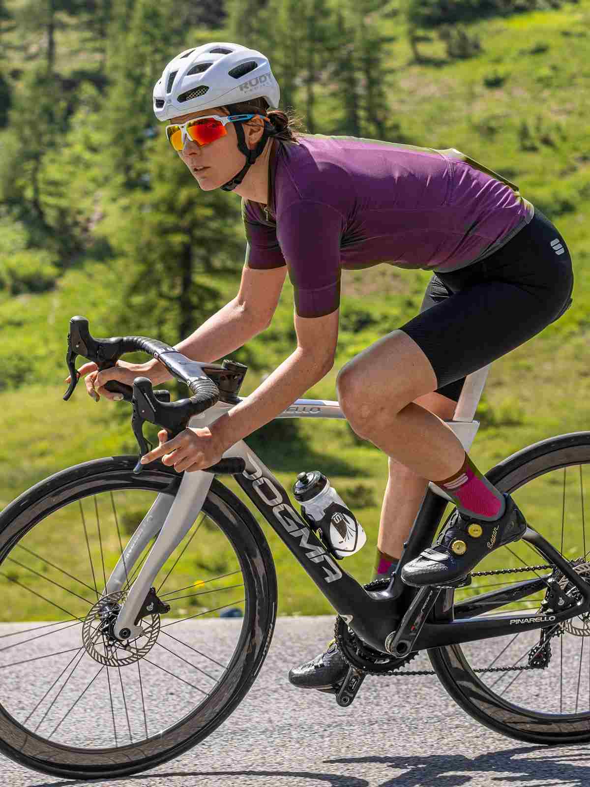Kask rowerowy Rudy Project SKUDO - biały błyszczący - Adventure Sports