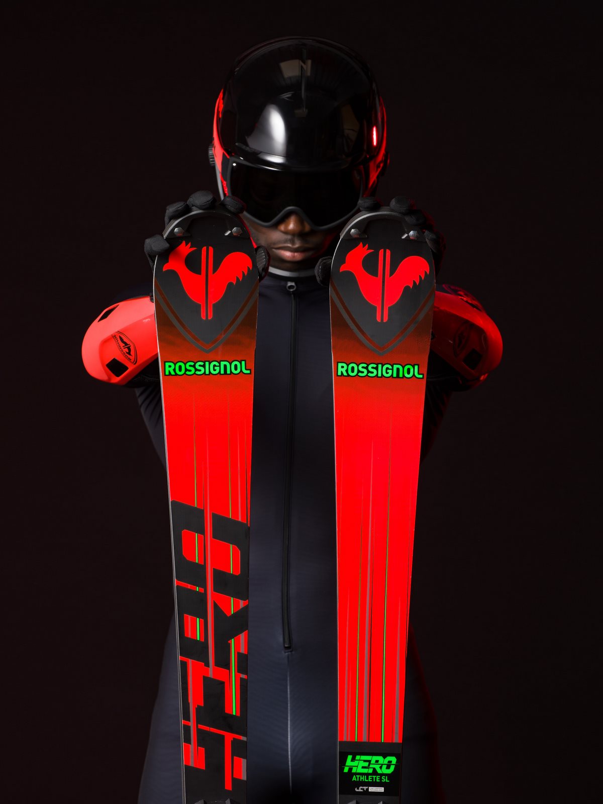 Narty ROSSIGNOL HERO SL 150 (R22) + wiązania LOOK SPX 12 Rockerace Hot Red - Adventure Sports