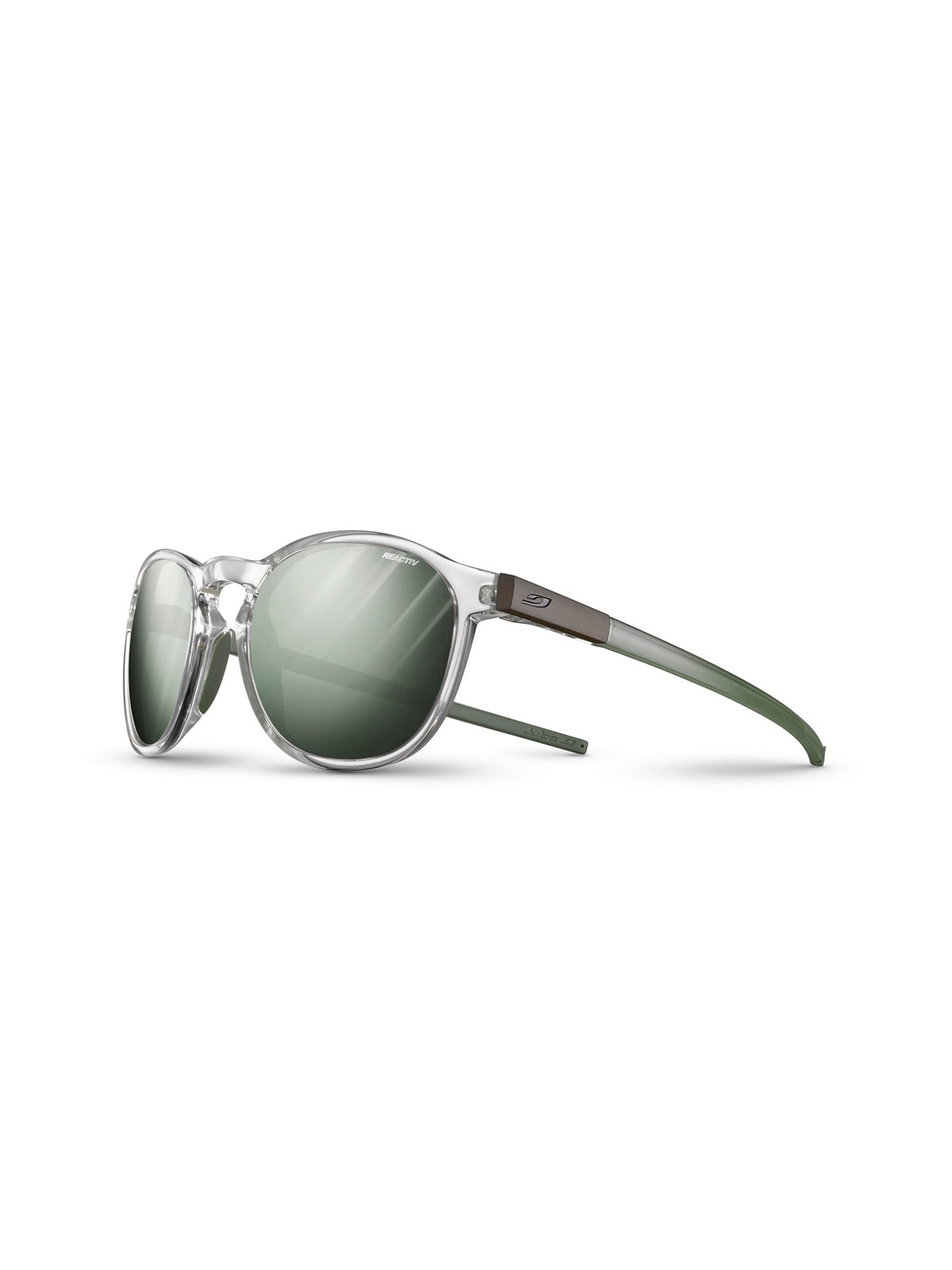 Okulary fotochromowe Julbo SHINE crystal/khaki | Reactiv Glare Control cat 1-3 - M - Adventure Sports