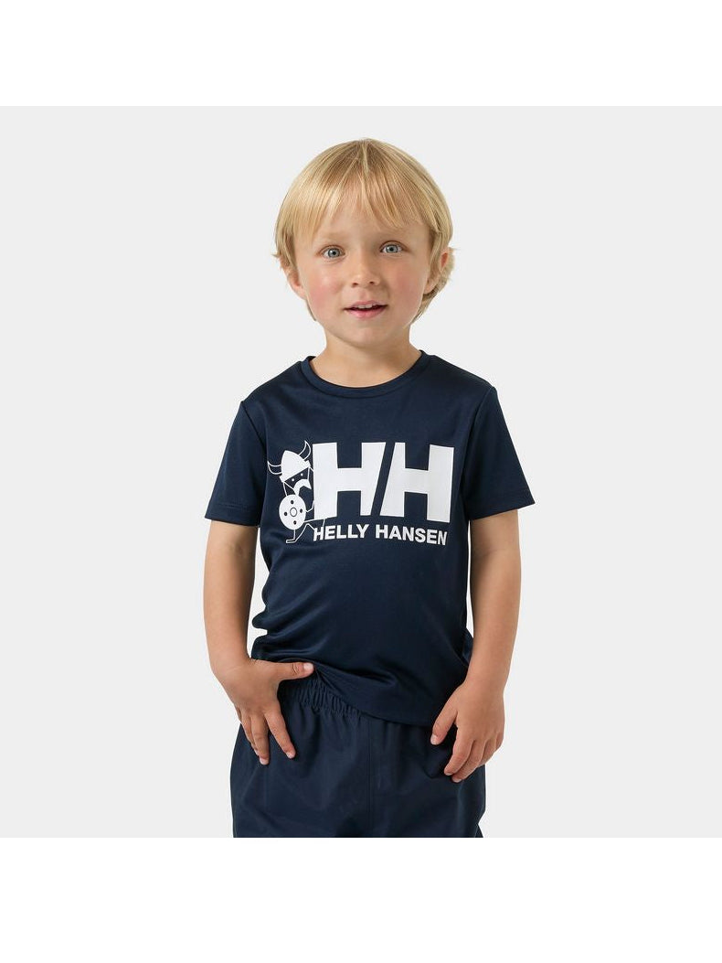 Koszulka dziecięca HELLY HANSEN K Hh Tech Graphic T-Shirt granatowa