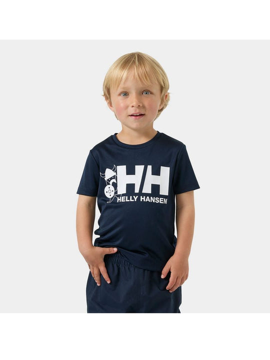 Koszulka dziecięca HELLY HANSEN K Hh Tech Graphic T-Shirt granatowa

