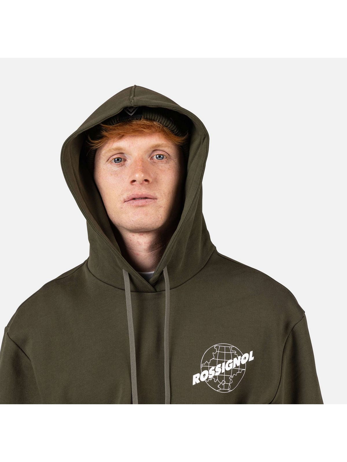 Bluza męska ROSSIGNOL WATERFALL H RELAX SWEATSHIRT zielona