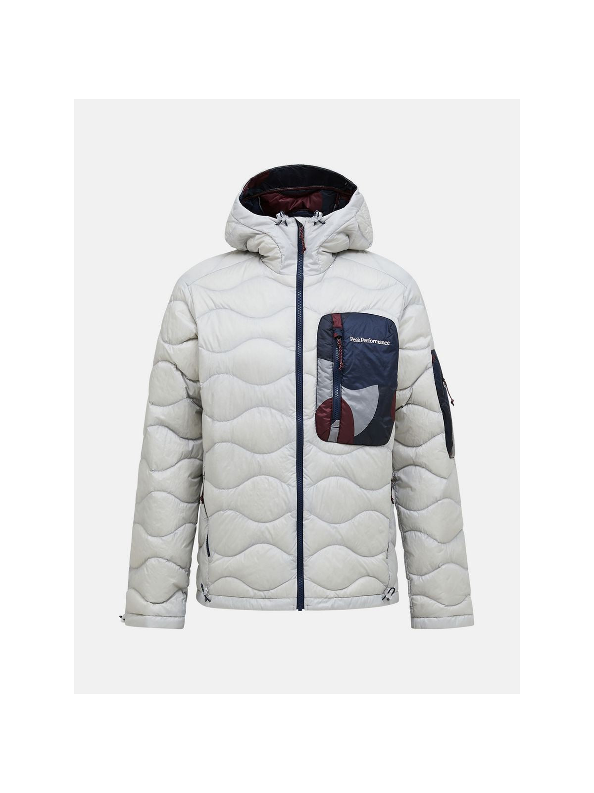 Kurtka puchowa męska PEAK PERFORMANCE Helium AOP Utility Down Hood biała