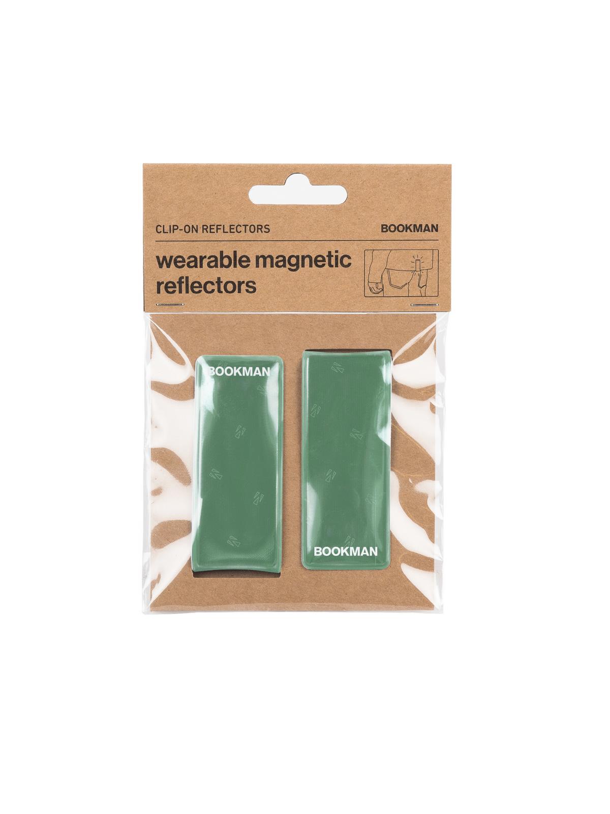 Klip BOOKMAN Clip-on Reflectors zielony