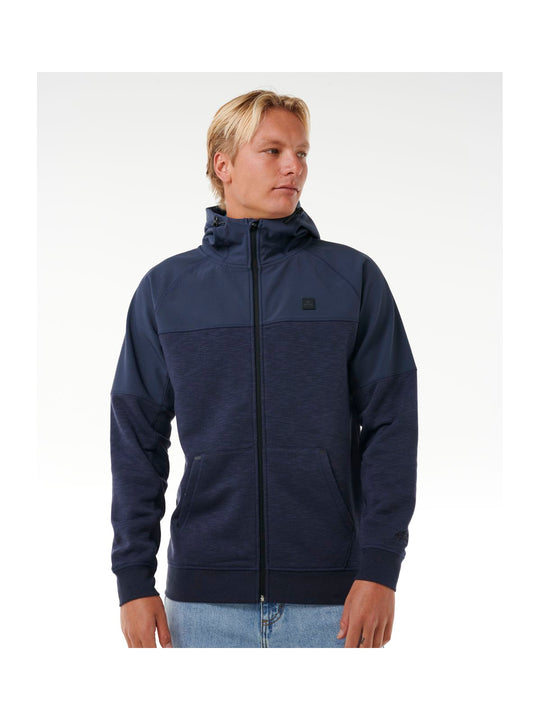 Bluza męska RIP CURL Anti Series Viral Zip Thru granatowa - Adventure Sports
