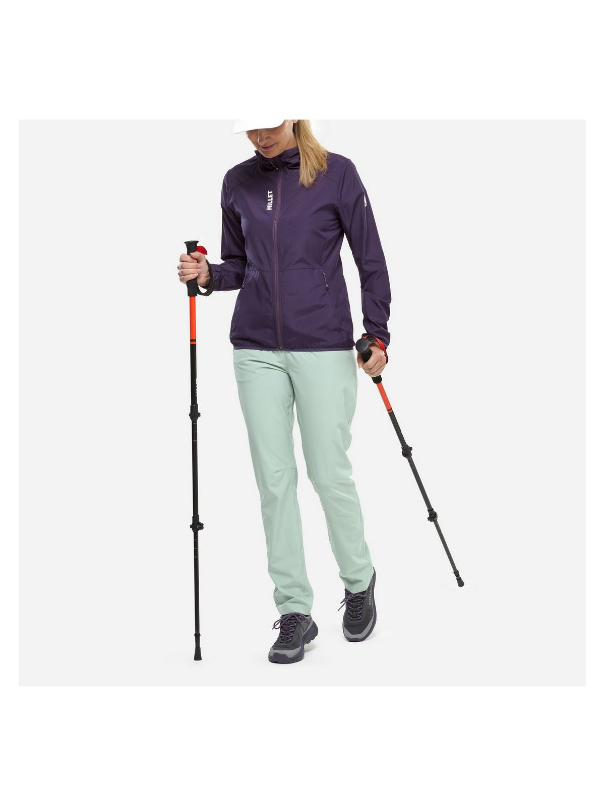 Kurtka damska MILLET Parmelan Windbreaker Hoodie W fioletowa