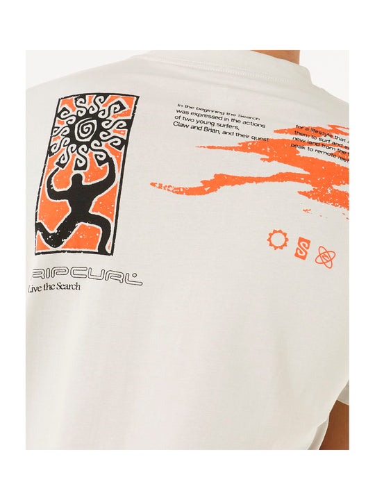 Koszulka RIP CURL Search Dawn Tee szary
