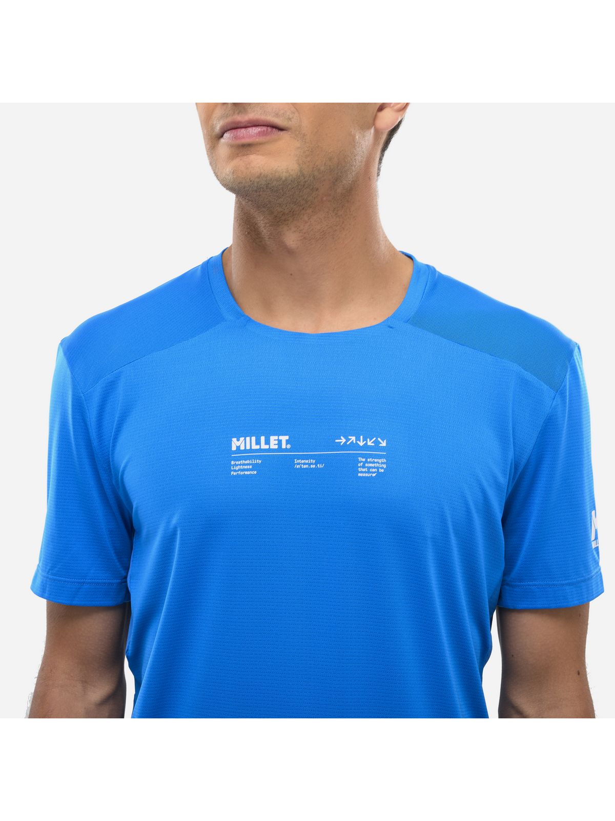 Koszulka męska MILLET Intense Ts Ss M niebieska'